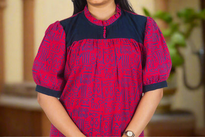 Pink serenity cotton dress