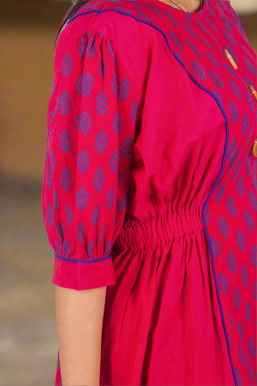 Rose quartz cotton dress