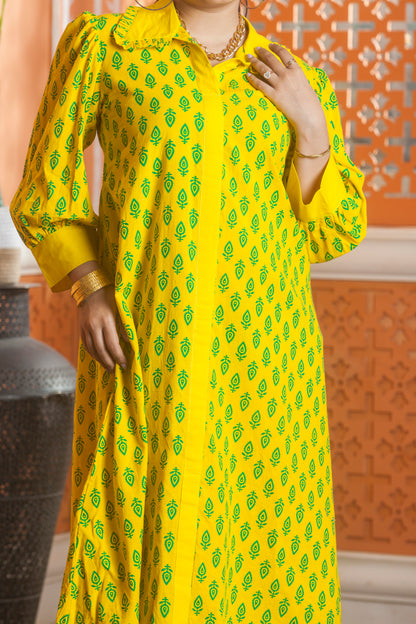 Sunfield Ajrakh Shirt Dress